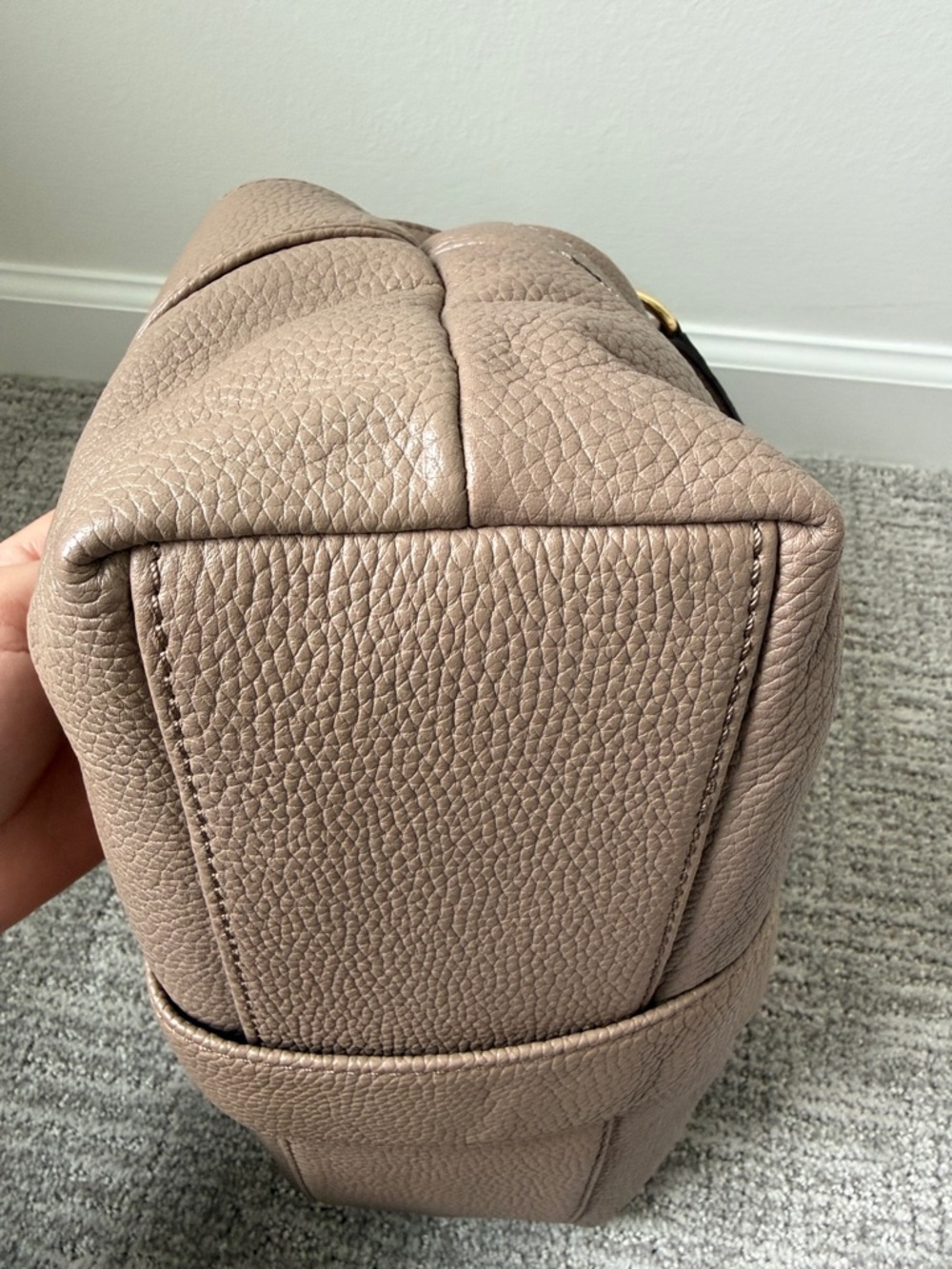Michael Kors Jamesport Leather Shoulder Bag - Picture 8 of 9
